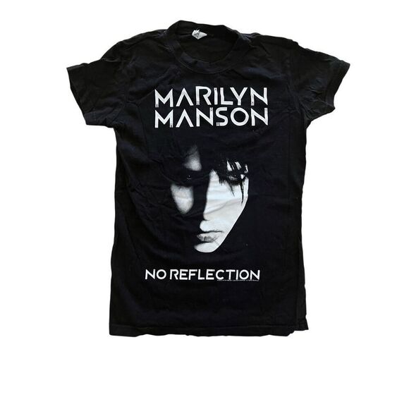 Marilyn Manson Vintage 2012 No Reflection Born VillainTour Concert T Shirt S - Picture 1 of 6